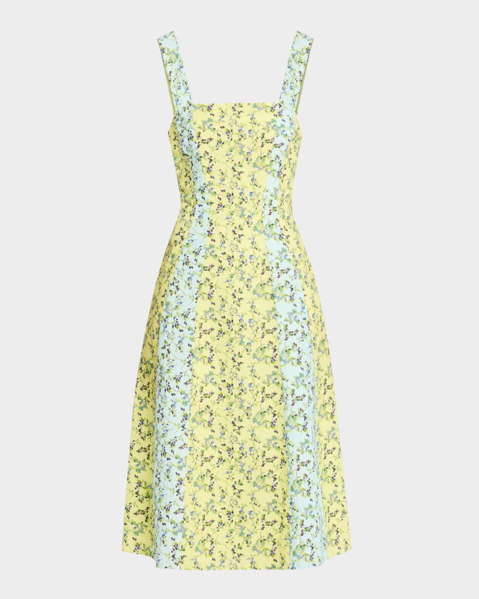 Sloane Sleeveless Floral Midi Dress